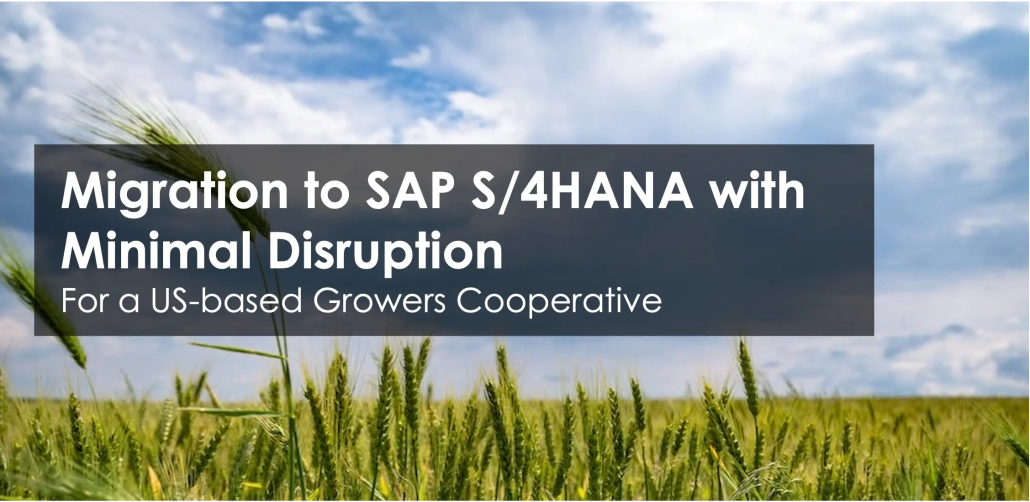 Simplified migration to SAP S/4HANA by TSP for a leading US growers cooperative
