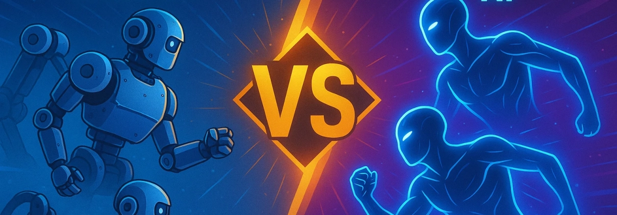 Traditional Robots vs Agentic AI